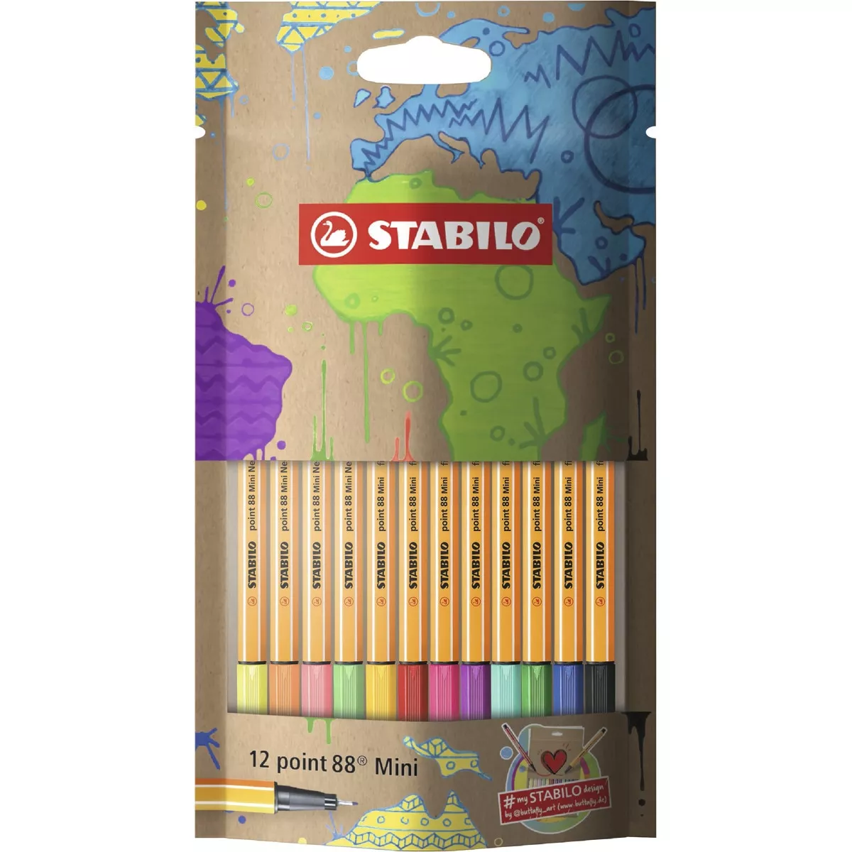 Stabilo - Estuche De 12 Rotuladores Punta Fina Point 88 Mini Multicolor En Oferta Stabilo - Estuche De 12 Rotuladores Punta Fina Point 88 Mini Multicolor Barato