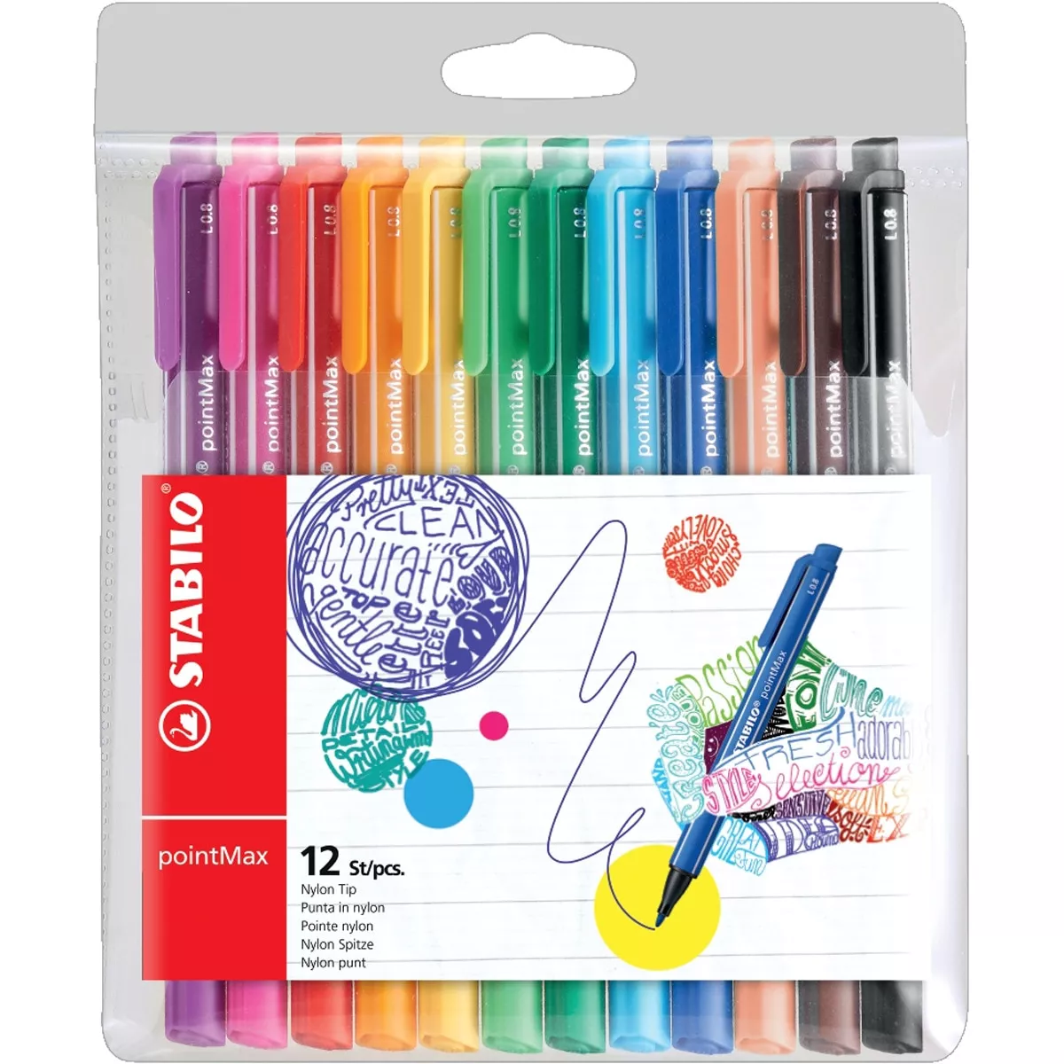 Stabilo - Estuche De 12 Rotuladores Punta Fina Premium Pointmax Multicolor En Oferta Stabilo - Estuche De 12 Rotuladores Punta Fina Premium Pointmax Multicolor Barato