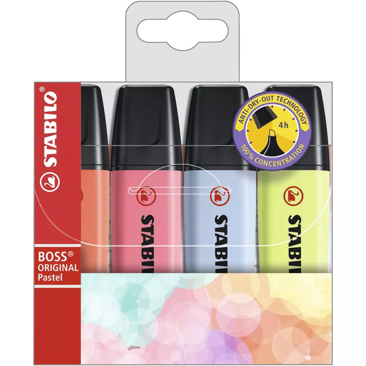 Stabilo - Estuche De 4 Marcadores Boss Original Pastel Multicolor En Oferta Stabilo - Estuche De 4 Marcadores Boss Original Pastel Multicolor Barato