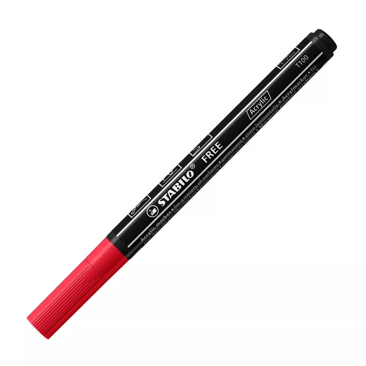 Stabilo - Marcador Acrílico Free Acrylic T100 Carmín En Oferta Stabilo - Marcador Acrílico Free Acrylic T100 Carmín Barato