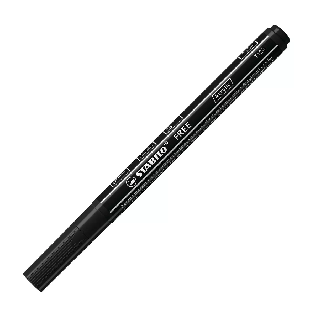 Stabilo - Marcador Acrílico Free Acrylic T100 Negro En Oferta Stabilo - Marcador Acrílico Free Acrylic T100 Negro Barato