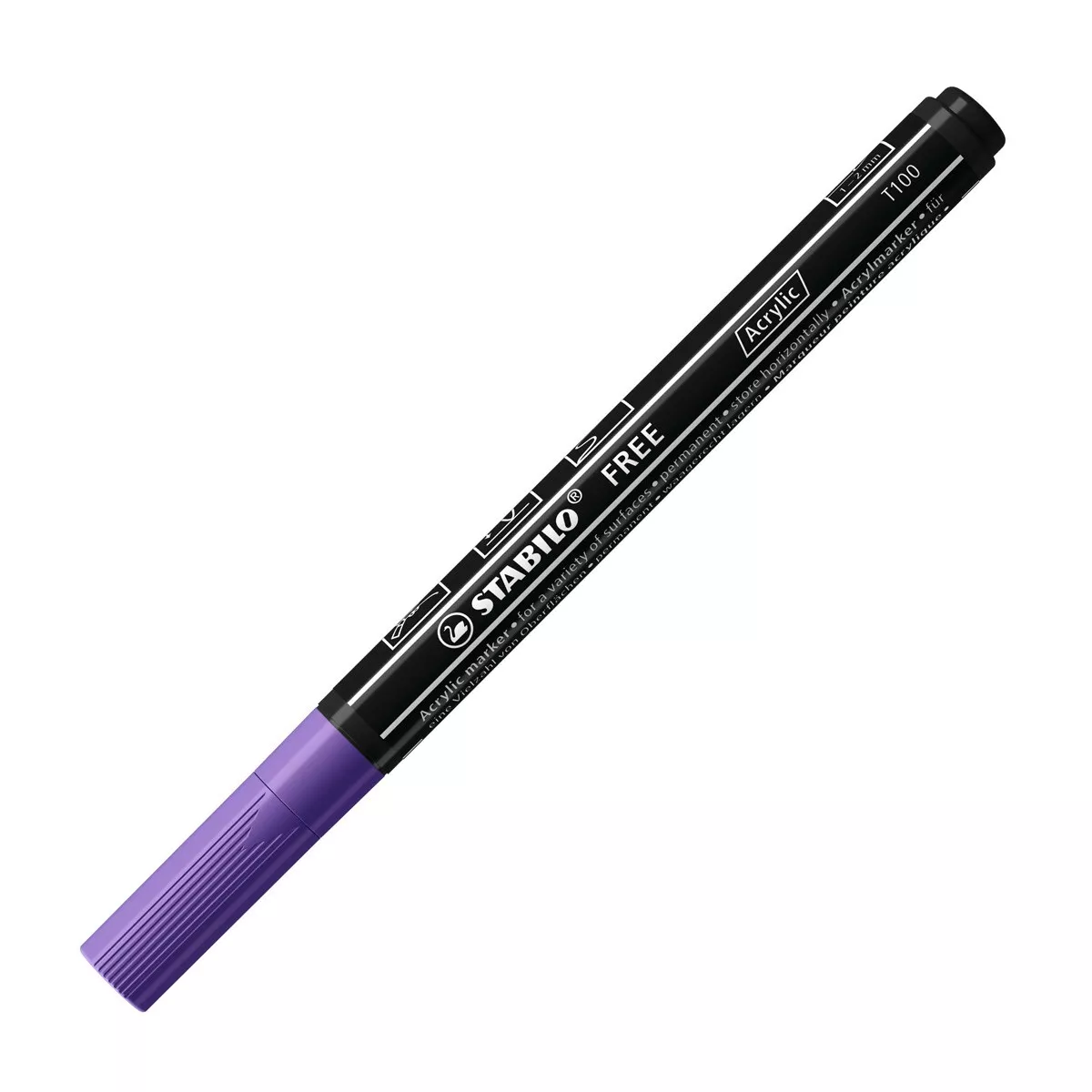 Stabilo - Marcador Acrílico Free Acrylic T100 Violeta En Oferta Stabilo - Marcador Acrílico Free Acrylic T100 Violeta Barato