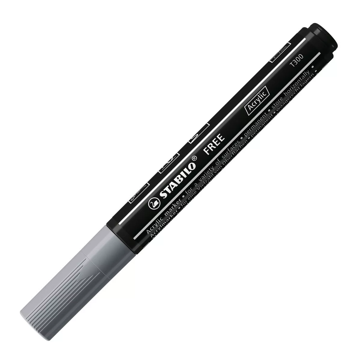 Stabilo - Marcador Acrílico Free Acrylic T300 Gris Oscuro En Oferta Stabilo - Marcador Acrílico Free Acrylic T300 Gris Oscuro Barato