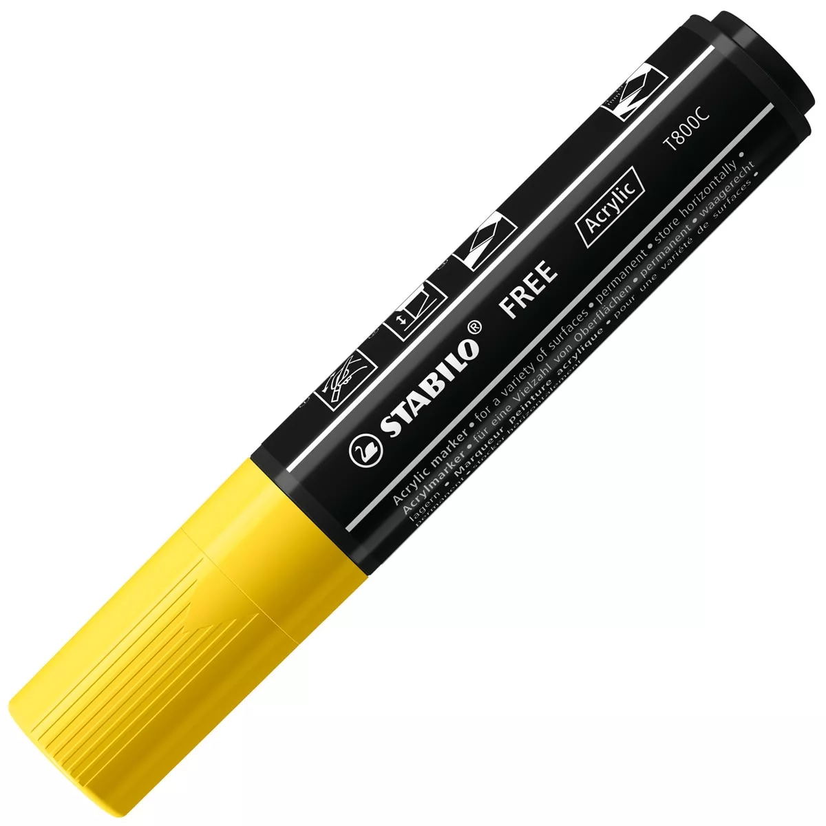 Stabilo - Marcador Acrílico Free Acrylic T800C Amarillo En Oferta Stabilo - Marcador Acrílico Free Acrylic T800C Amarillo Barato