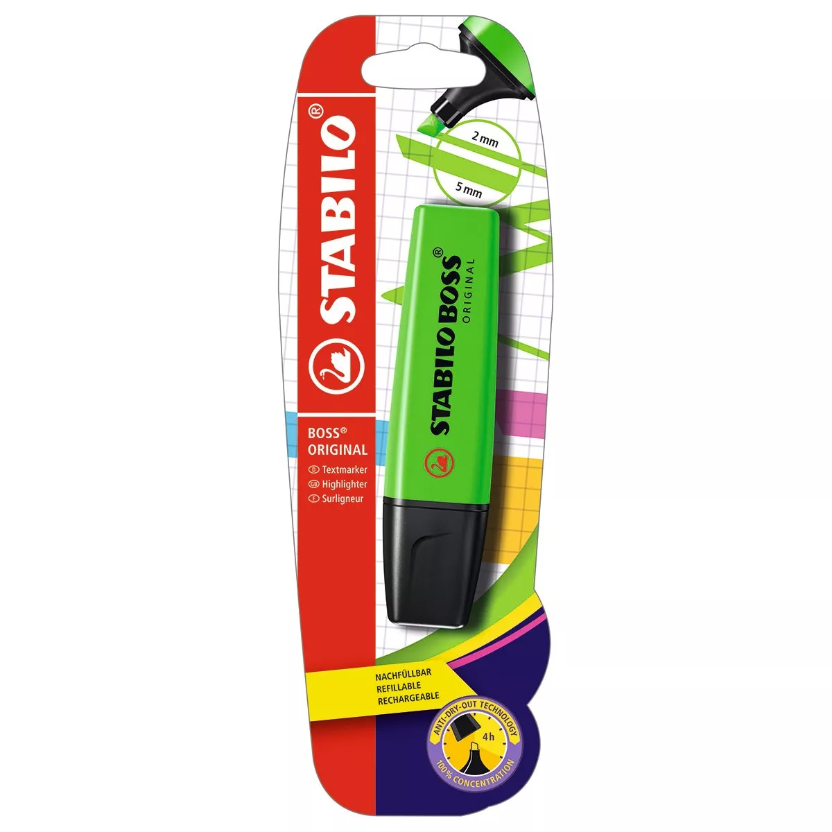 STABILO - Marcador Fluorescente BOSS ORIGINAL Verde barato