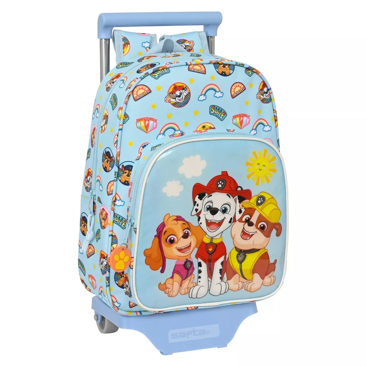 Safta - Mochila 185 Con Carro 705 Paw Patrol Azul Pastel En Oferta Safta - Mochila 185 Con Carro 705 Paw Patrol Azul Pastel Barato