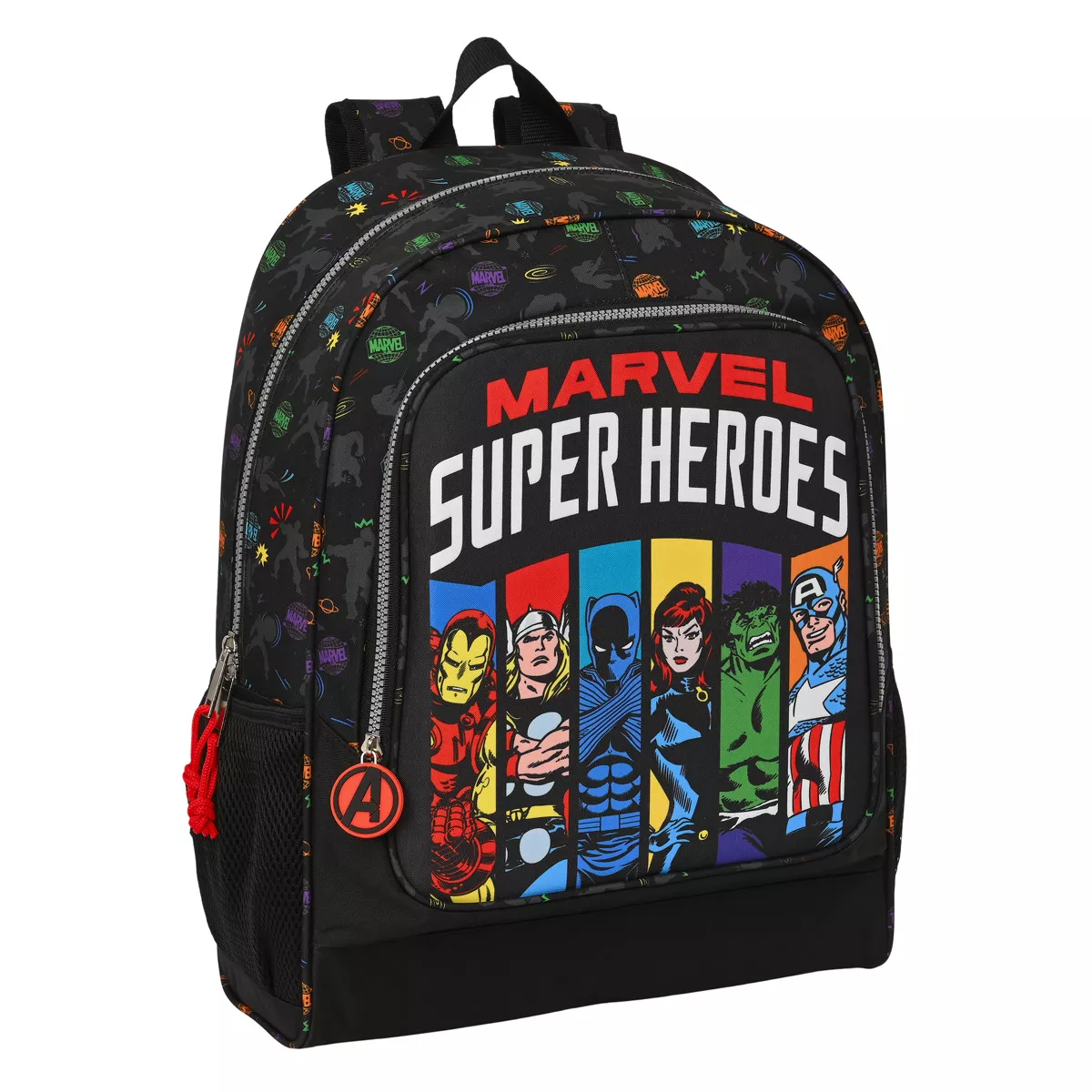 Safta - Mochila Adaptable A Carro Avengers Negra barato