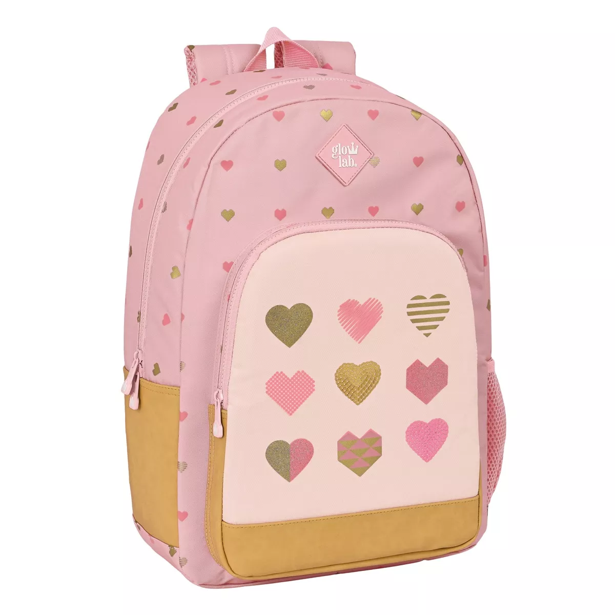 Safta - Mochila Adaptable A Carro Glowlab Rosa Claro barato