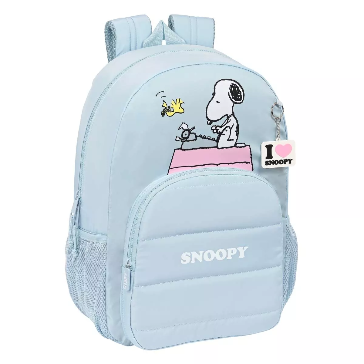 Safta - Mochila Adaptable A Carro Snoopy Azul Pastel barato