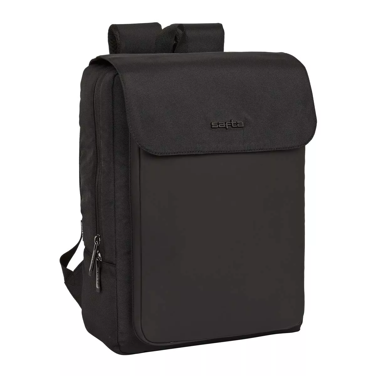 Safta - Mochila Con Solapa Portatil 13,3''+Usb Business Negra En Oferta Safta - Mochila Con Solapa Portatil 13