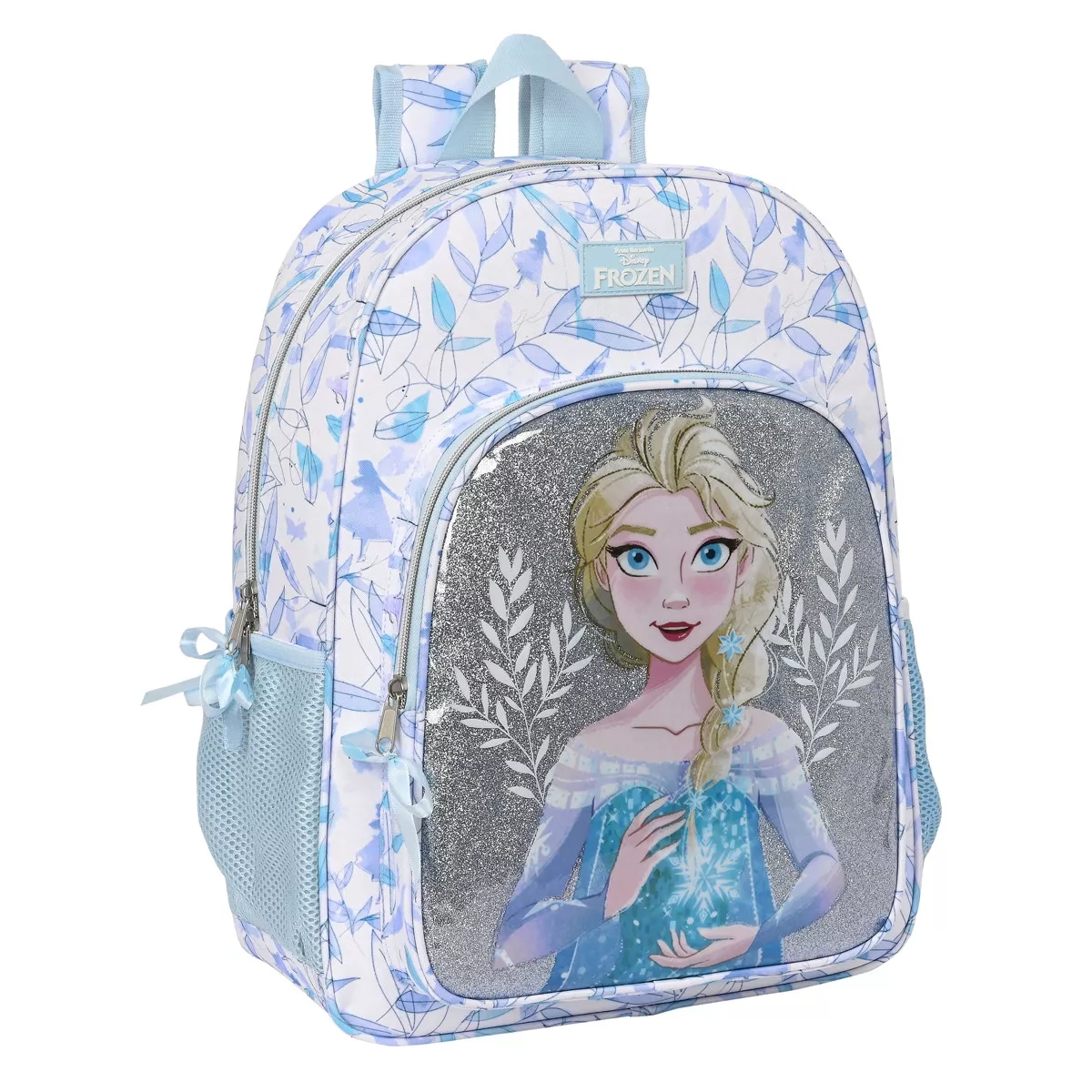 Safta - Mochila De 33 Cm Adaptable Carro Frozen Blanco Y Azul barato