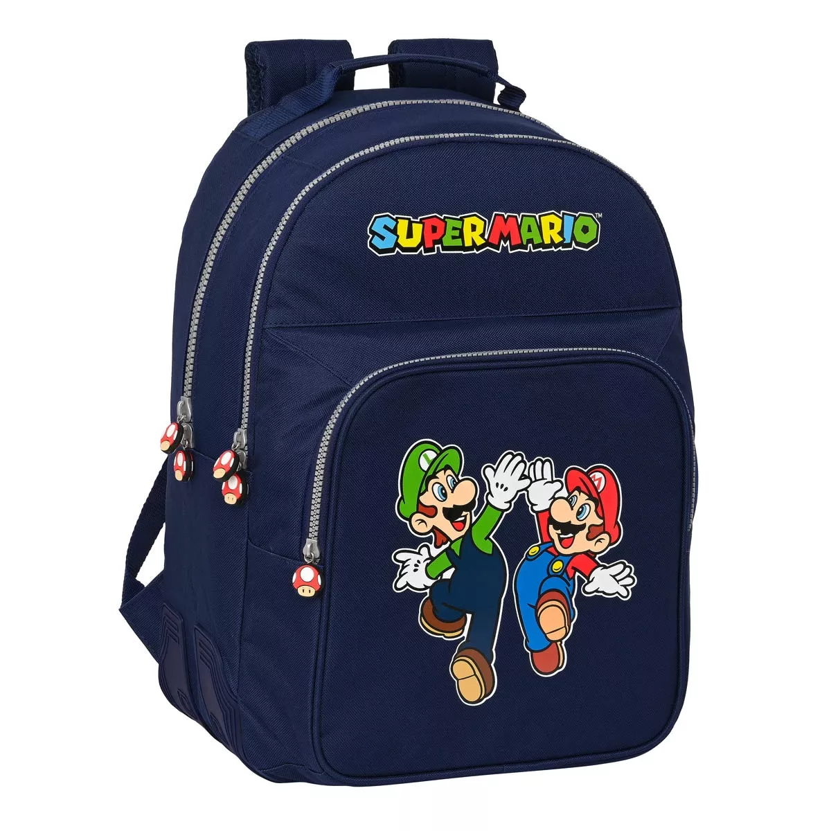 Safta - Mochila Doble Adaptable A Carro Super Mario Azul Marino barato