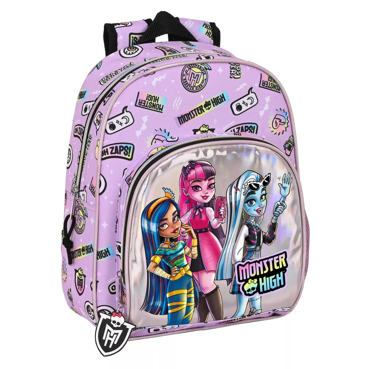 Safta - Mochila Infantil Adaptable A Carro Monster High Best Boos Lila barato
