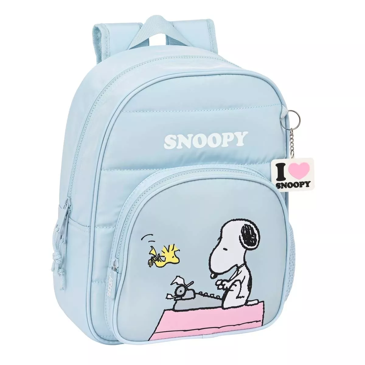 Safta - Mochila Infantil Adaptable A Carro Snoopy Azul Pastel barato