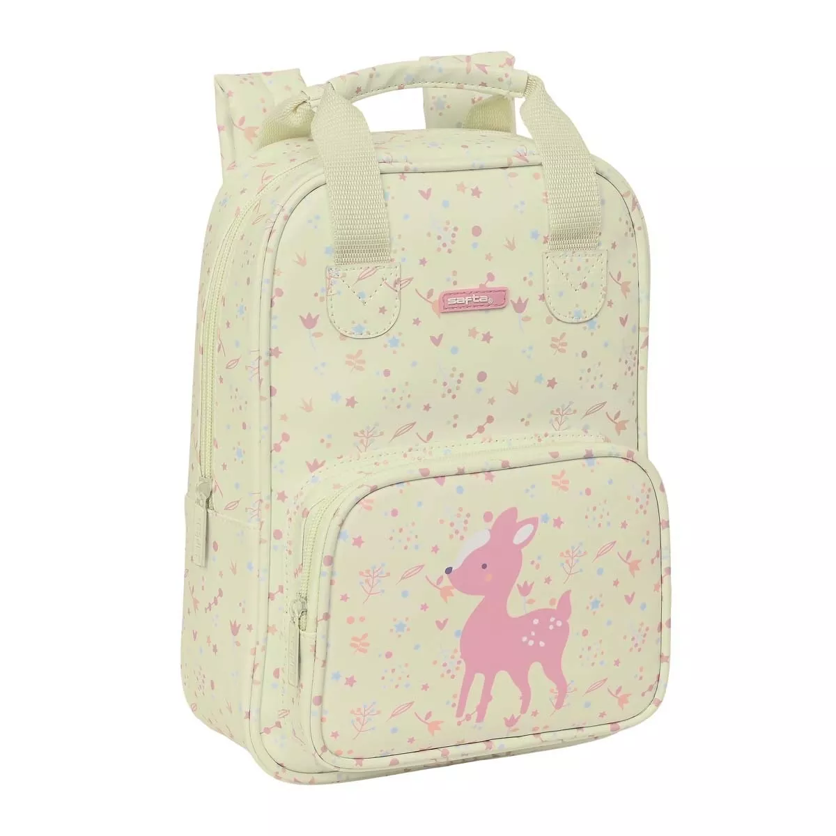 Safta - Mochila Infantil Con Asas Facil Limpieza Beige barato