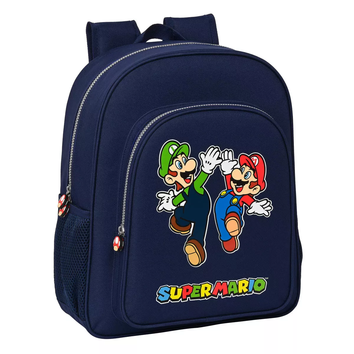 Safta - Mochila Junior Adaptable A Carro Super Mario Azul Marino barato