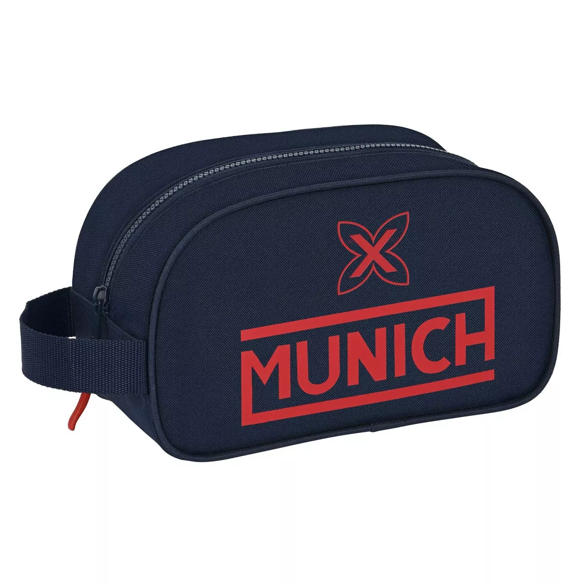 Safta - Neceser Un Asa Adaptable A Carro Munich Flash Azul Marino barato