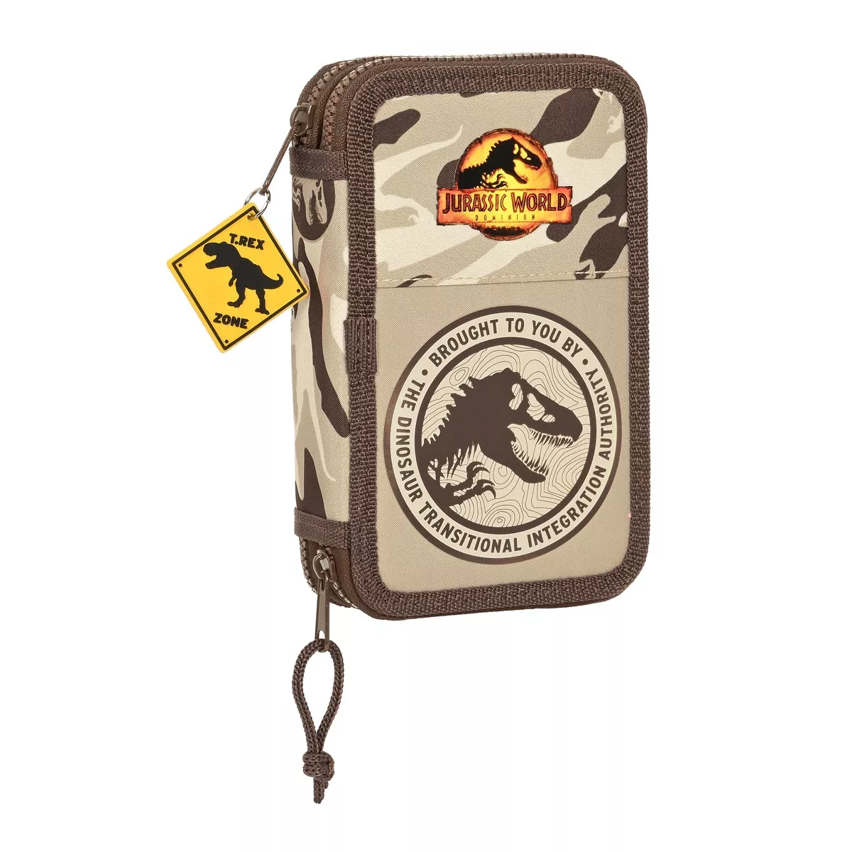 Safta - Plumier Doble Pequeño 28 Piezas Jurassic World Camuflaje Marron En Oferta Safta - Plumier Doble Pequeño 28 Piezas Jurassic World Camuflaje Marron Barato