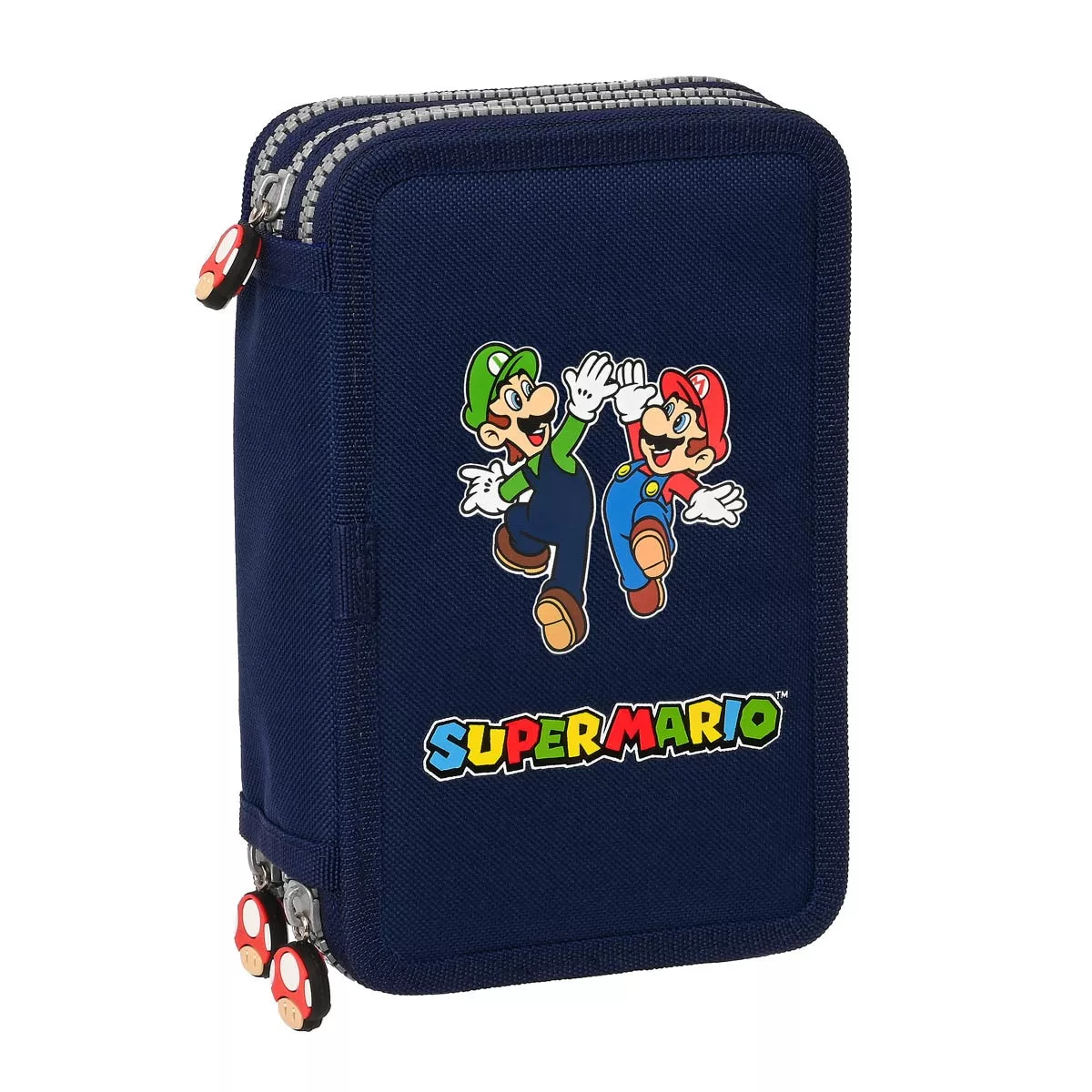Safta - Plumier Triple 36 Piezas Super Mario Azul Marino En Oferta Safta - Plumier Triple 36 Piezas Super Mario Azul Marino Barato