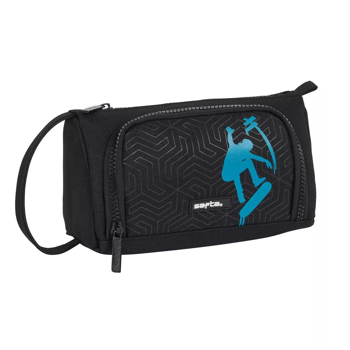 Safta - Portatodo Con Bolsillo Desplegable Lleno Spray Negro barato