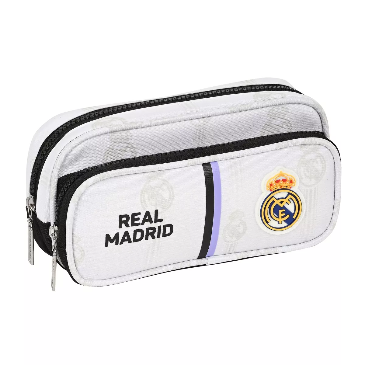 Safta - Portatodo Con Bolsillo Real Madrid Negra Y Blanca En Oferta Safta - Portatodo Con Bolsillo Real Madrid Negra Y Blanca Barato