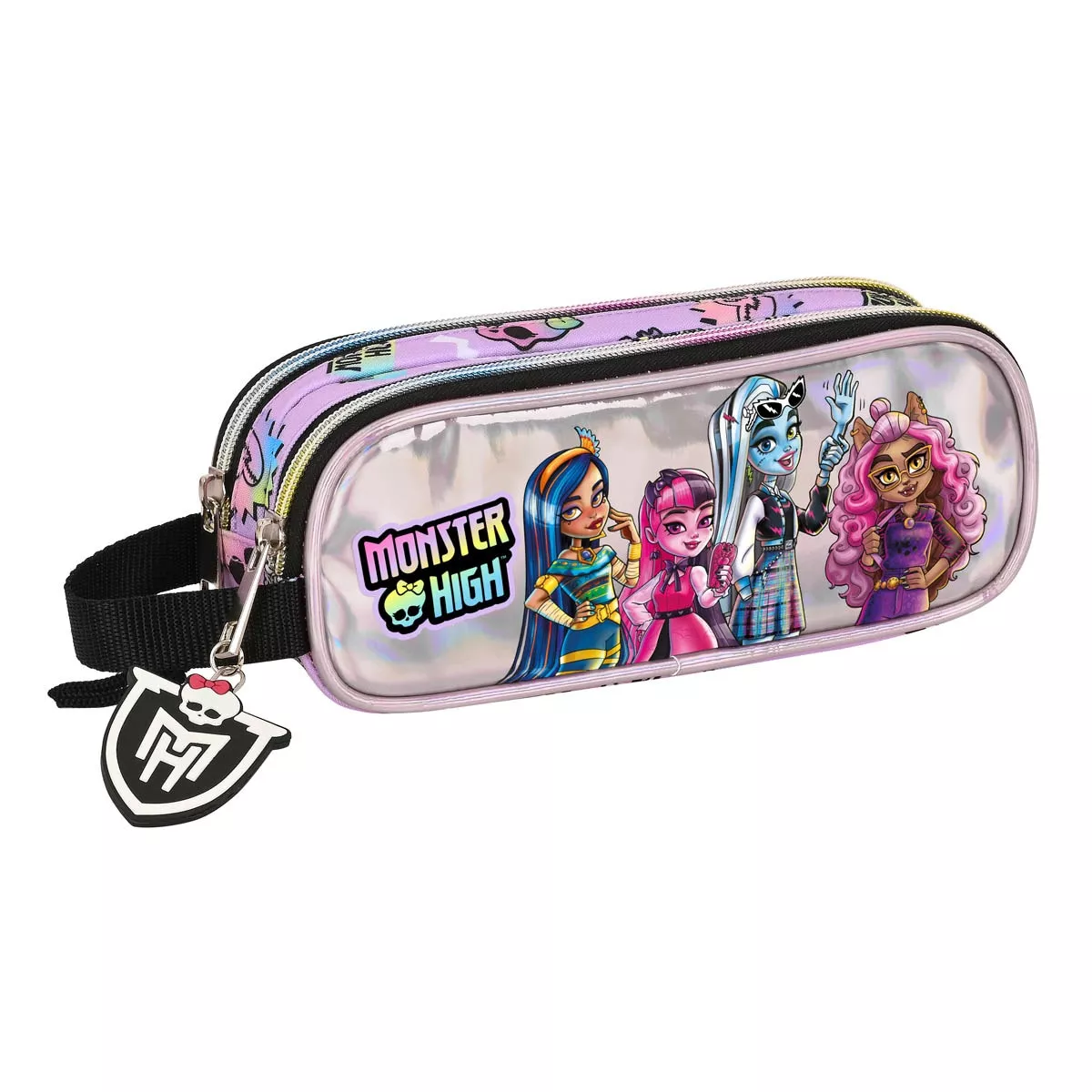 Safta - Portatodo Doble Monster High Best Boos Lila En Oferta Safta - Portatodo Doble Monster High Best Boos Lila Barato