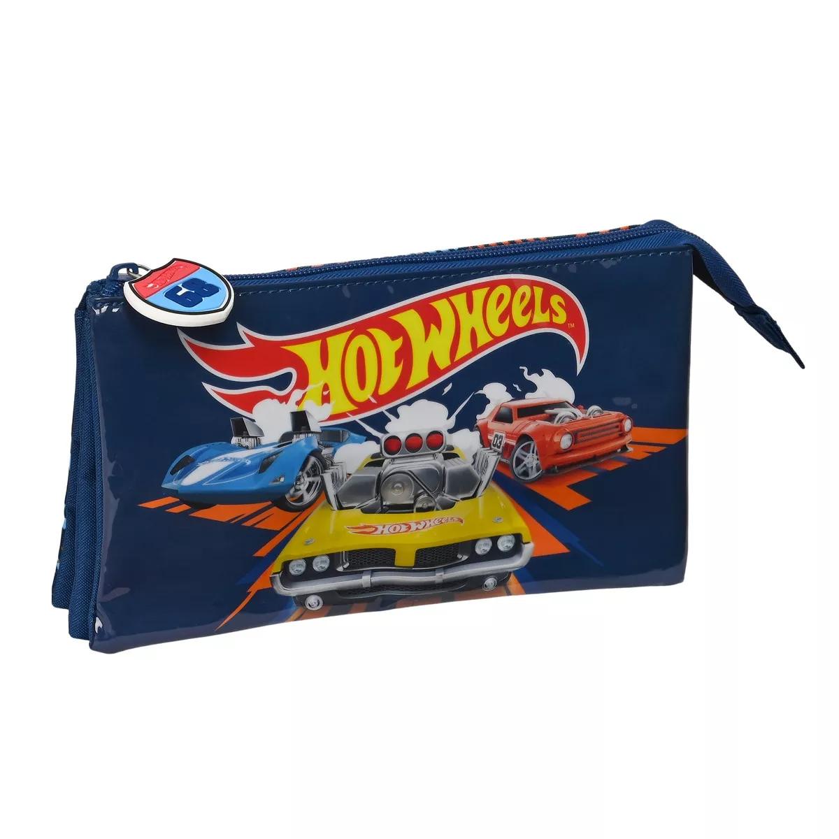 Safta - Portatodo Triple Hot Wheels Azul Marina Y Naranja En Oferta Safta - Portatodo Triple Hot Wheels Azul Marina Y Naranja Barato