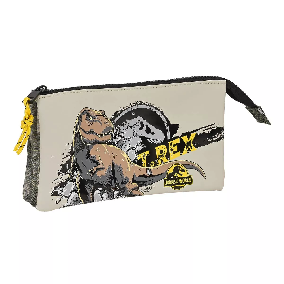 Safta - Portatodo Triple Jurassic World Warning Gris En Oferta Safta - Portatodo Triple Jurassic World Warning Gris Barato