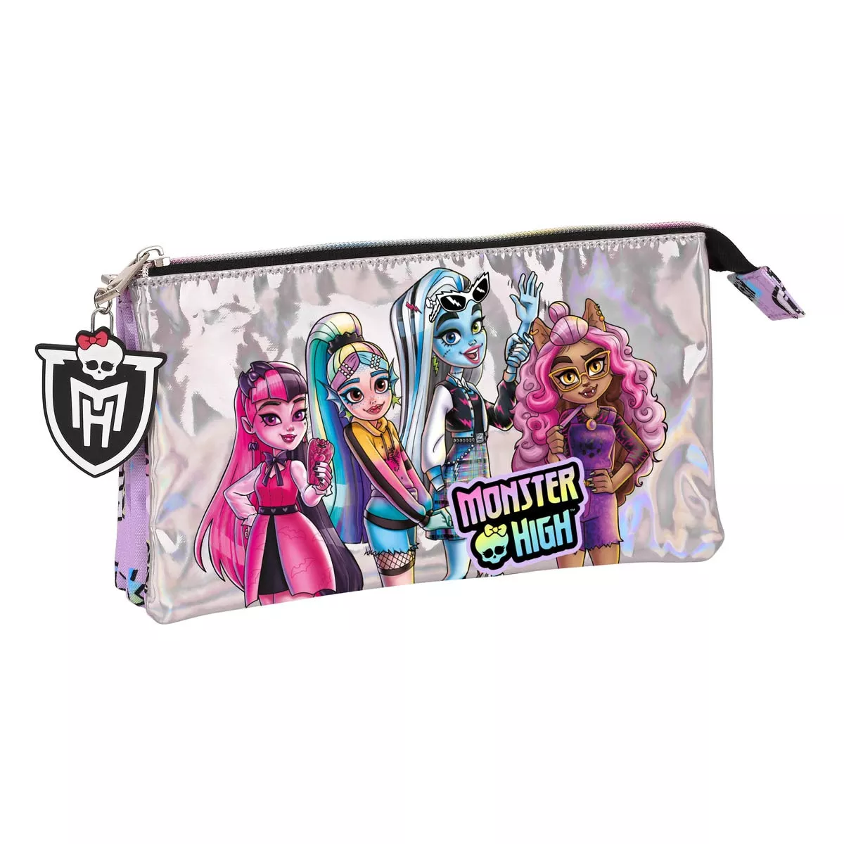 Safta - Portatodo Triple Monster High Best Boos Lila barato