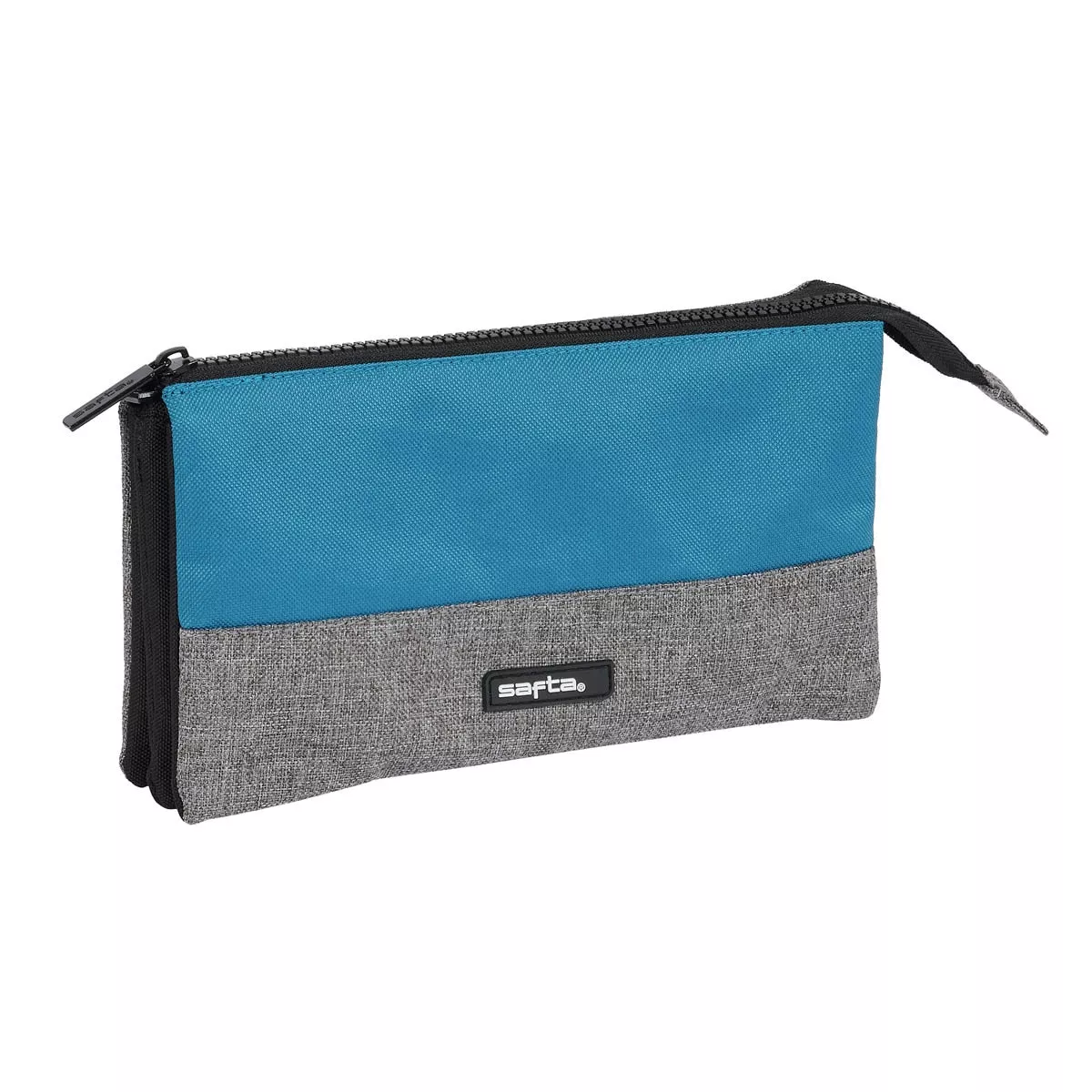 Safta - Portatodo Triple Style Azul, Negro Y Gris En Oferta Safta - Portatodo Triple Style Azul