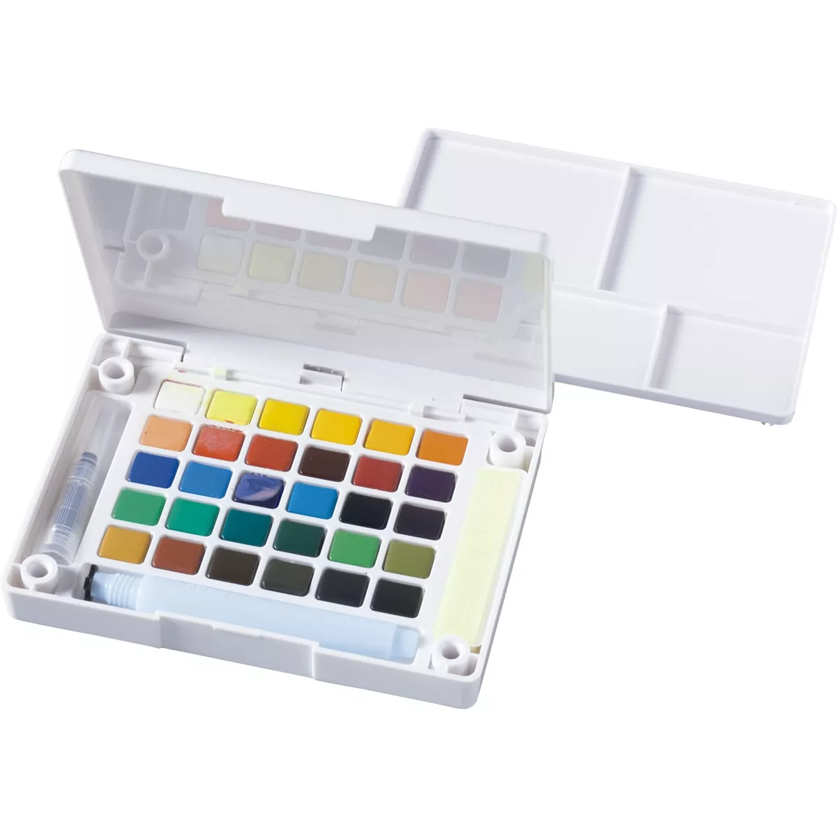 Sakura - Caja De Plástico De 30 Acuarelas Y Pincel Rellenable Multicolor En Oferta Sakura - Caja De Plástico De 30 Acuarelas Y Pincel Rellenable Multicolor Barato