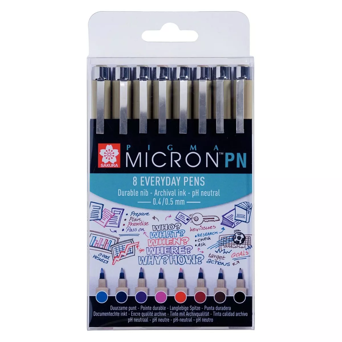 Sakura - Estuche De 8 Rotuladores De Diferentes Colores Pigma Micrón Pn Multicolor En Oferta Sakura - Estuche De 8 Rotuladores De Diferentes Colores Pigma Micrón Pn Multicolor Barato