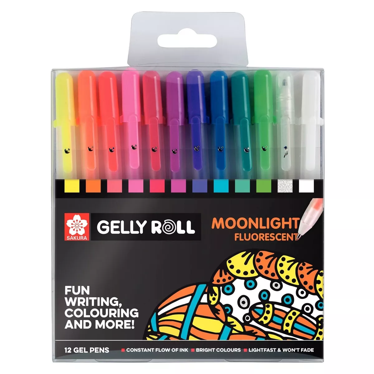 Sakura - Set 12 Rotuladores De Gel Fluorescentes Gelly Roll Multicolor En Oferta Sakura - Set 12 Rotuladores De Gel Fluorescentes Gelly Roll Multicolor Barato