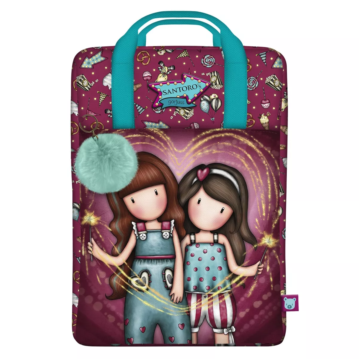 Santoro - Bolso Mochila Gorjuss Granate barato