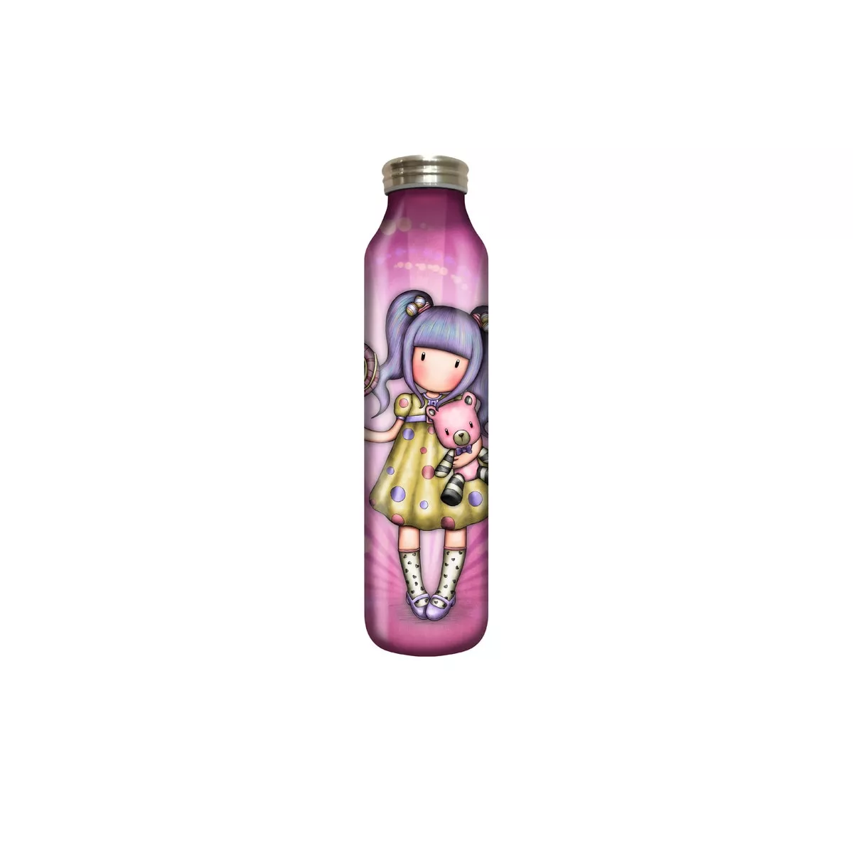 Santoro - Botella Metálica 600 Ml Gorjuss Lila En Oferta Santoro - Botella Metálica 600 Ml Gorjuss Lila Barato