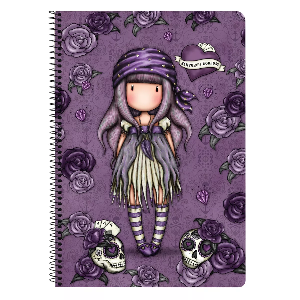 Santoro - Libreta Folio Tapas Duras 80 H. Gorjuss Morado Y Azul Marino En Oferta Santoro - Libreta Folio Tapas Duras 80 H. Gorjuss Morado Y Azul Marino Barato