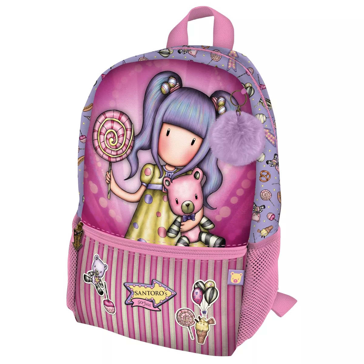 Santoro - Mini Mochila Adaptable Carro Gorjuss Lila barato