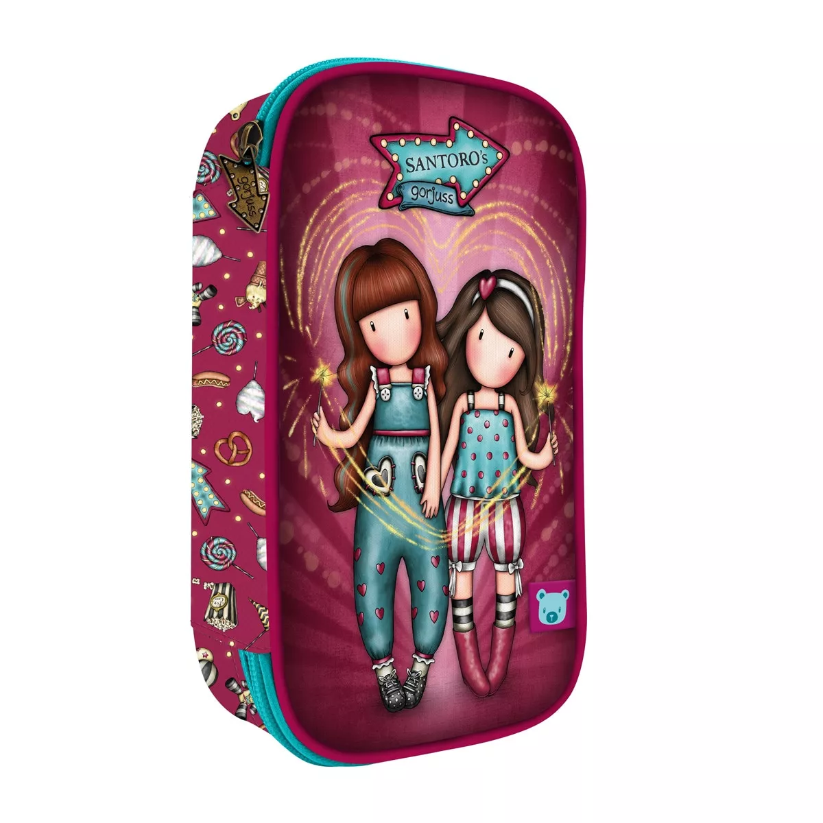 Santoro - Plumier Desplegable 45 Piezas Gorjuss Granate En Oferta Santoro - Plumier Desplegable 45 Piezas Gorjuss Granate Barato