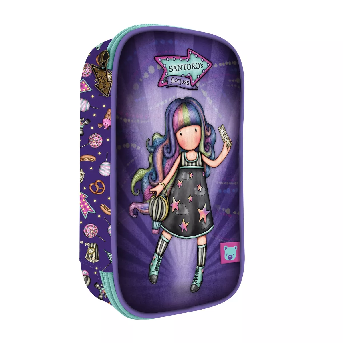Santoro - Plumier Desplegable 45 Piezas Gorjuss Morado En Oferta Santoro - Plumier Desplegable 45 Piezas Gorjuss Morado Barato