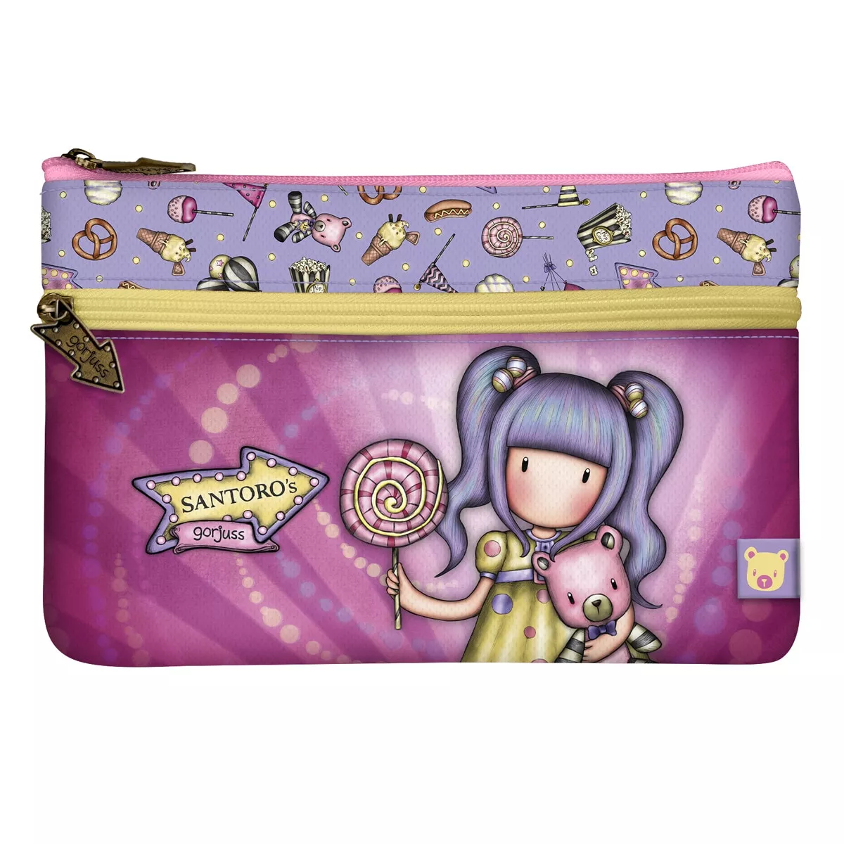 Santoro - Portatodo Plano Con Bolsillo Gorjuss Lila En Oferta Santoro - Portatodo Plano Con Bolsillo Gorjuss Lila Barato