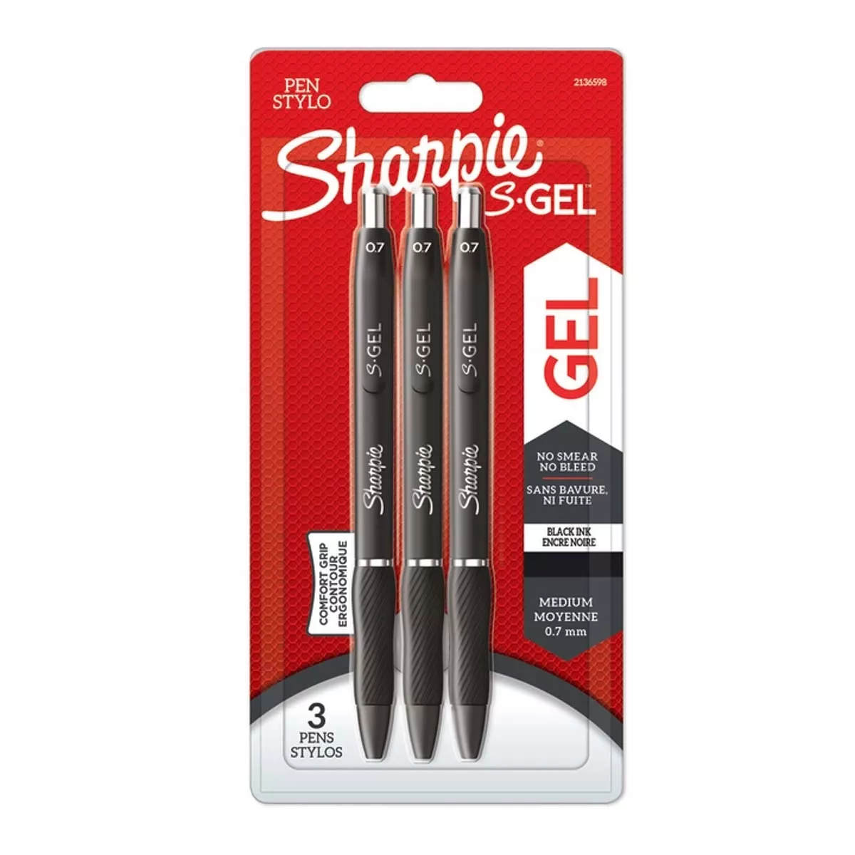 Sharpie - Pack De 3 Bolígrafos Gel Gel Tinta En Negro En Oferta Sharpie - Pack De 3 Bolígrafos Gel Gel Tinta En Negro Barato