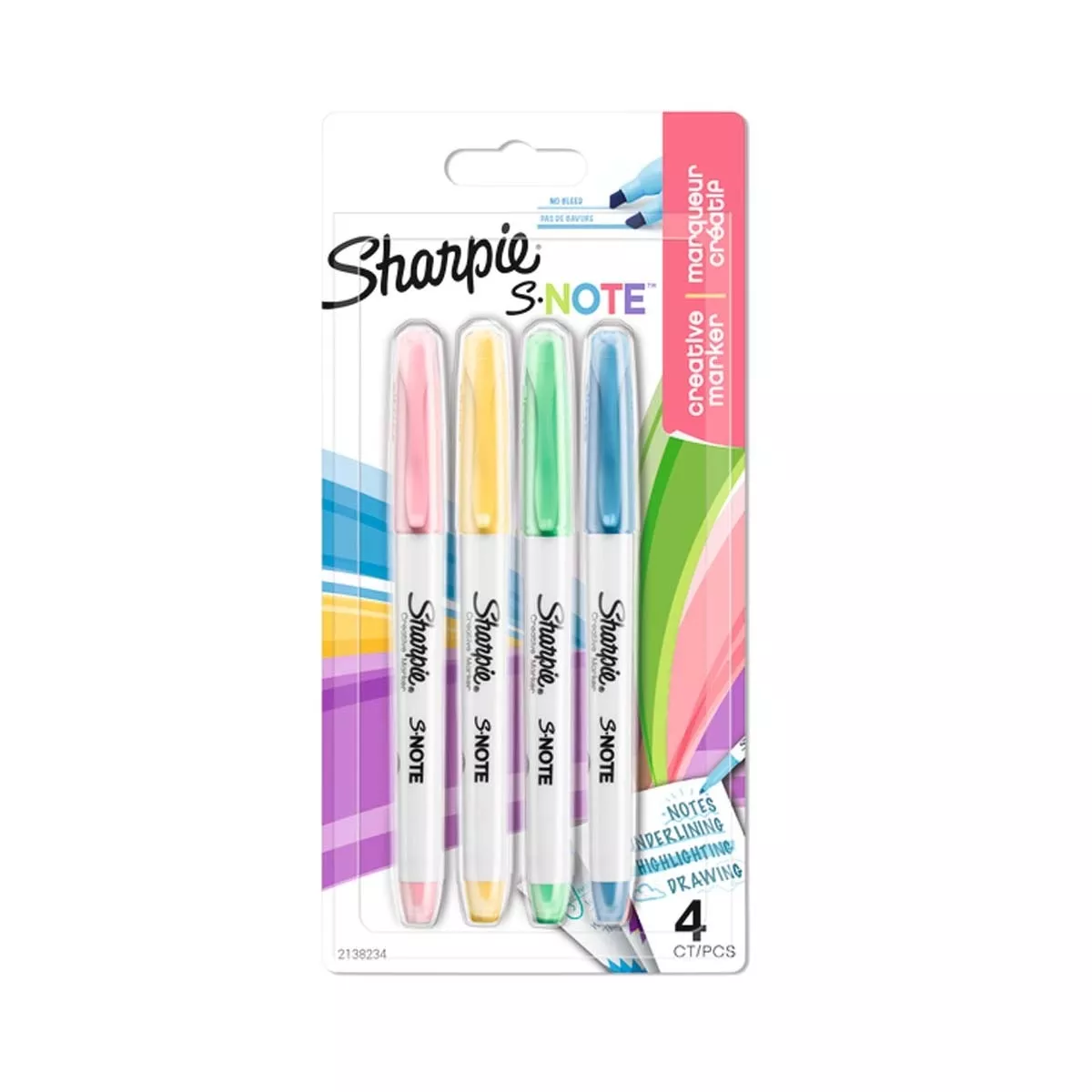 Sharpie - Pack De 4 Rotuladores Subrayadores Note Multicolor barato