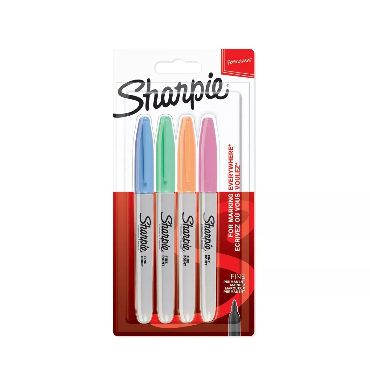 Sharpie - Rotuladores Permanentes Punta Fina 4 Colores Pastel Multicolor En Oferta Sharpie - Rotuladores Permanentes Punta Fina 4 Colores Pastel Multicolor Barato