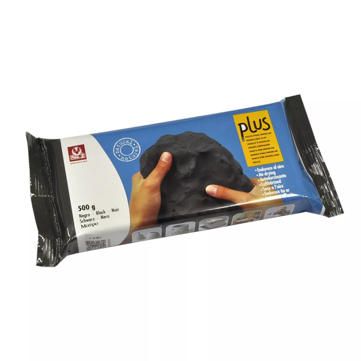Sio-2 - Arcilla De Modelar Endurecible Plus 500G Negro En Oferta Sio-2 - Arcilla De Modelar Endurecible Plus 500G Negro Barato