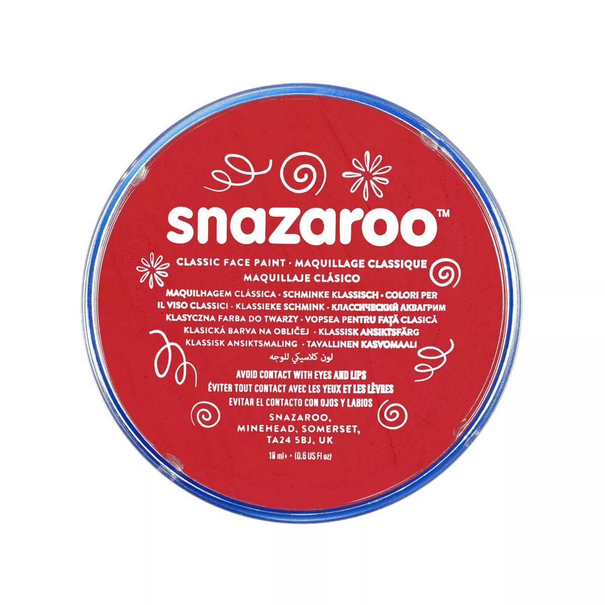 Snazaroo - Pastilla Maquillaje 18 Ml Rojo Brillante En Oferta Snazaroo - Pastilla Maquillaje 18 Ml Rojo Brillante Barato