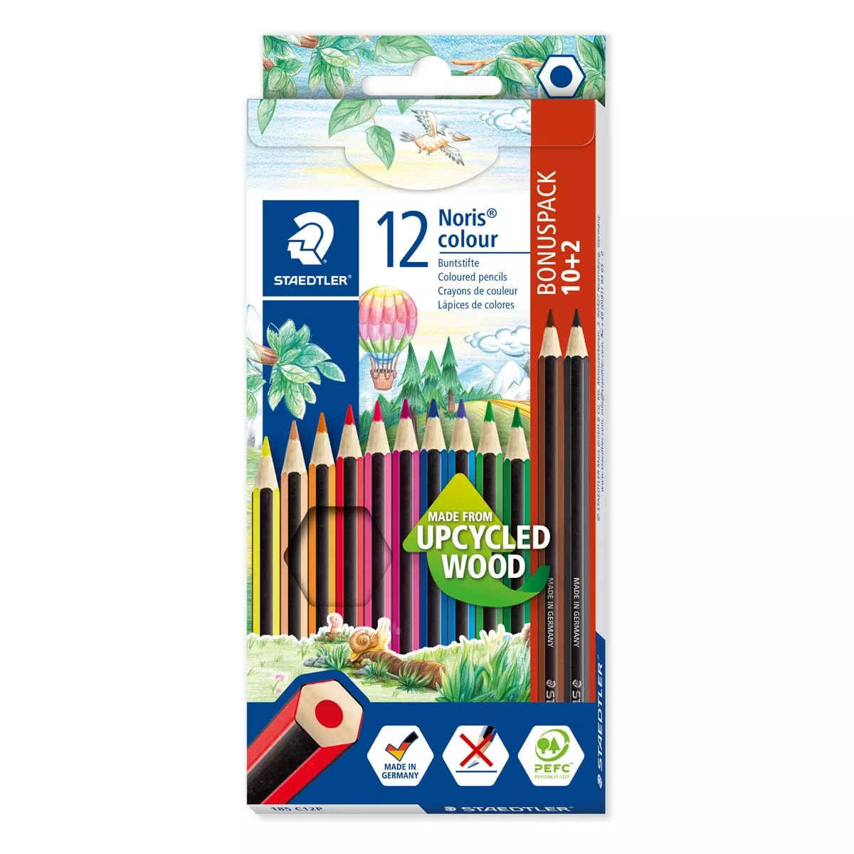 Staedtler - 12 Lápices De Color NORIS COLOUR Steadtler (10 + 2 Gratis) barato