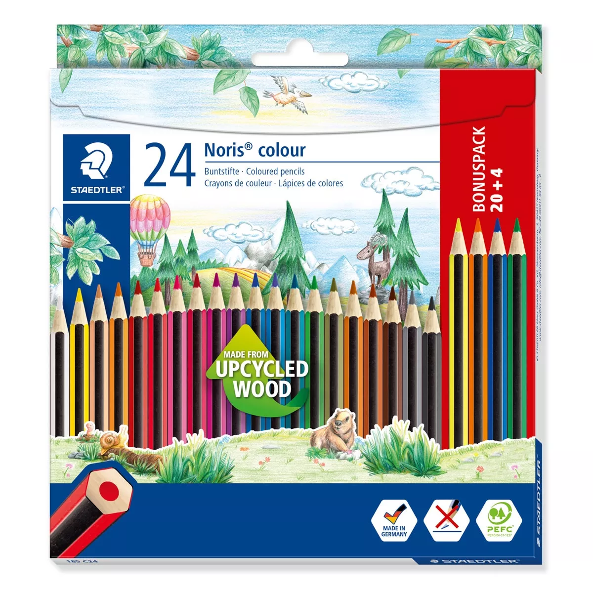 Staedtler - 24 Lápices De Color Noris Colour Steadtler (20 + 4 Gratis) En Oferta Staedtler - 24 Lápices De Color Noris Colour Steadtler (20 + 4 Gratis) Barato