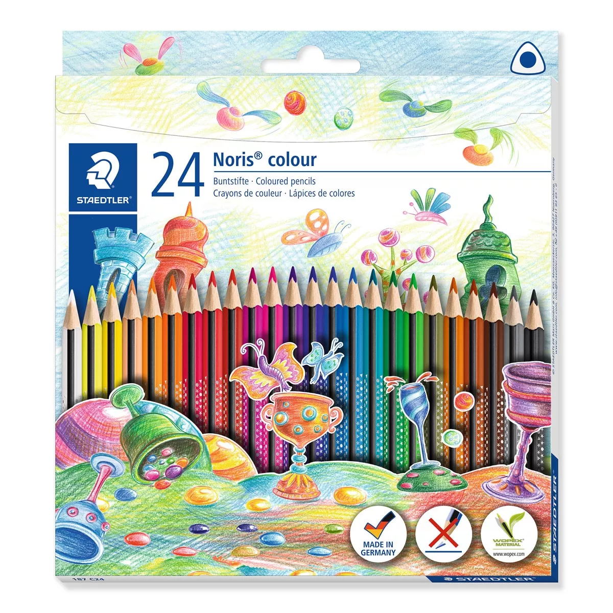 Staedtler - 24 Lápices De Color Noris Club 127 Triangular En Oferta Staedtler - 24 Lápices De Color Noris Club 127 Triangular Barato