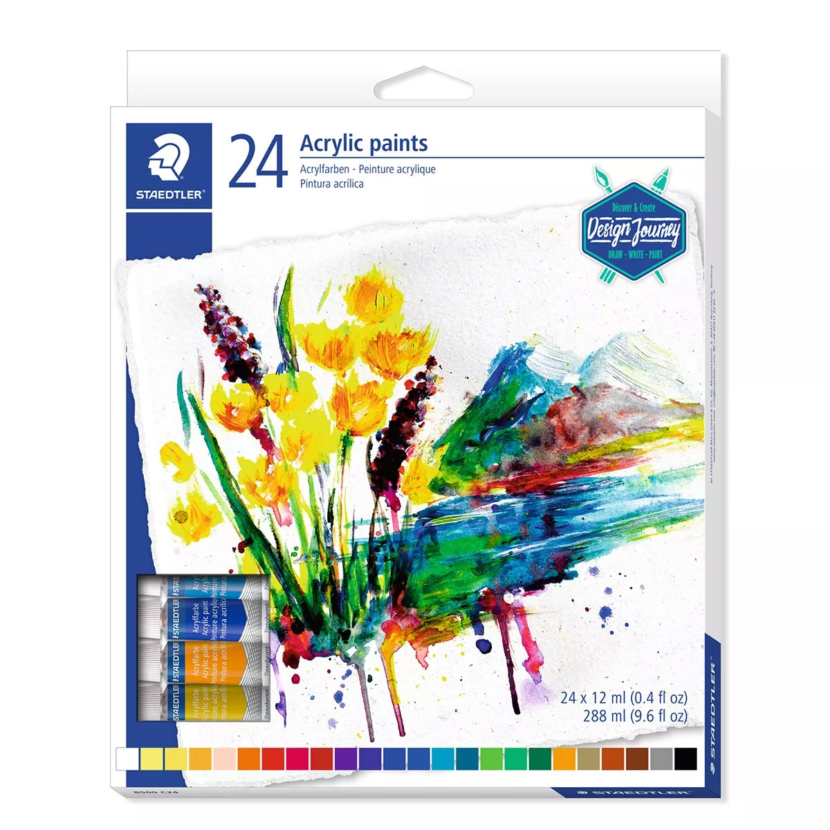 Staedtler - 24 Pinturas Acrílicas Design Journey Stadtler En Oferta Staedtler - 24 Pinturas Acrílicas Design Journey Stadtler Barato