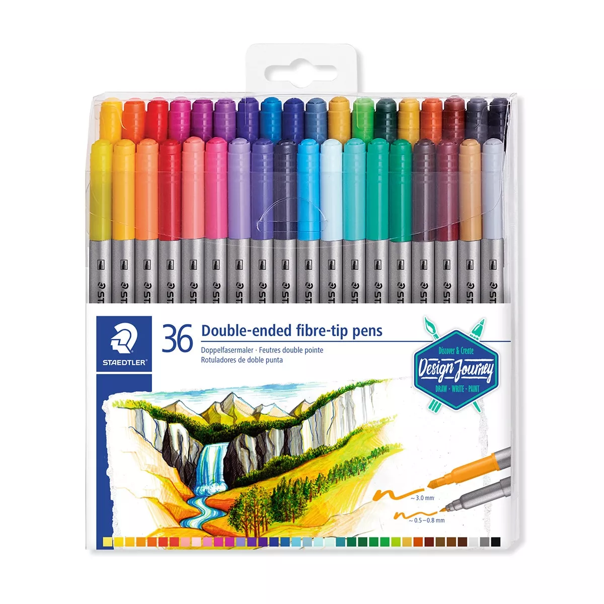 Staedtler - 36 Rotuladores Doble Punta Design Journey Stadtler En Oferta Staedtler - 36 Rotuladores Doble Punta Design Journey Stadtler Barato